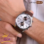 ساعت ست زنانه مردانه تلارو بند چرم قهوه ای کد T 3035 - Image 7