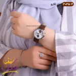 ساعت ست زنانه مردانه تلارو بند چرم قهوه ای کد T 3035 - Image 4