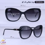 عینک آفتابی زنانه تیفانی پروانه ای مشکی TF 4326/1 - Image 2
