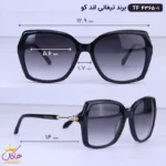 عینک آفتابی زنانه تیفانی پروانه ای مشکی TF4365/1 - Image 2