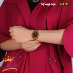 ساعت ورساچه زنانه فلزی صفحه قرمز کد 109/3 - Image 3