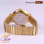ساعت ورساچه زنانه فلزی طلایی صفحه سبز کد 99018/2 - Image 4