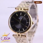 ساعت ویکتور زنانه فلزی طلایی صفحه مشکی 1469/1 - Image 2