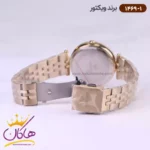 ساعت ویکتور زنانه فلزی طلایی صفحه مشکی 1469/1 - Image 4
