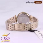 ساعت ویکتور زنانه فلزی طلایی صفحه مشکی 1469/1 - Image 3