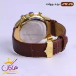 ساعت مردانه ویولت سه موتوره بند چرم قهوه ای 0392/2 - Image 5