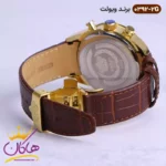ساعت مردانه ویولت سه موتوره بند چرم قهوه ای 0392/2 - Image 3
