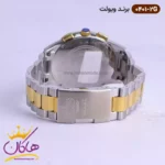 ساعت مردانه ویولت بند فلزی نقره ای طلایی 0401/2 - Image 3