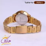 ساعت ویتوریا زنانه فلزی رزگلد صفحه سفید دور نگین 3138/1 - Image 5