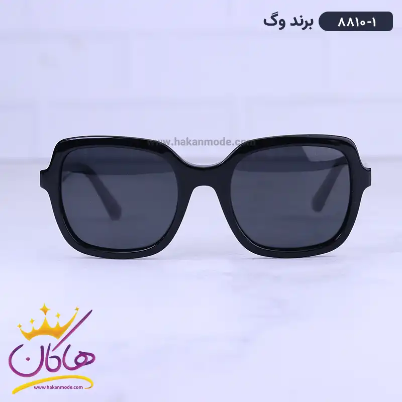 vogue-sunglasses-code-8810.11.webp عینک آفتابی وگ زنانه استیت مشکی 8810/1 - Image 1