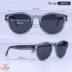 عینک آفتابی وگ فریم شیشه ای طوسی پلاریزه 8827 - تصویر 2