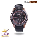 ساعت زارا مردانه بند چرم کرنوگراف مشکی رزگلد G3028/1