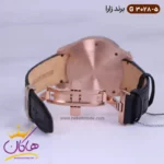 ساعت زارا مردانه بند چرم مشکی رزگلد کرنوگراف G3028/5 - Image 2