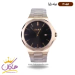 ساعت زارا ست بند فلزی طلایی صفحه مشکی 3056 - Image 2