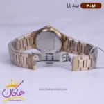 ساعت زارا ست بند فلزی طلایی صفحه مشکی 3056 - Image 4
