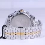 بند ساعت مچی سیتیزن مردانه فلزی نقره ای طلایی صفحه سبز G 2025-9/2