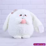 عروسک خرگوش سفید تپل متوسط کد 6602/39 - Image 4
