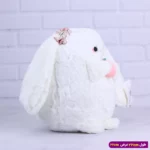 عروسک خرگوش سفید تپل متوسط کد 6602/39 - Image 3