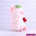 عروسک خوک صورتی گل به دست | 6604/3 - Image 2