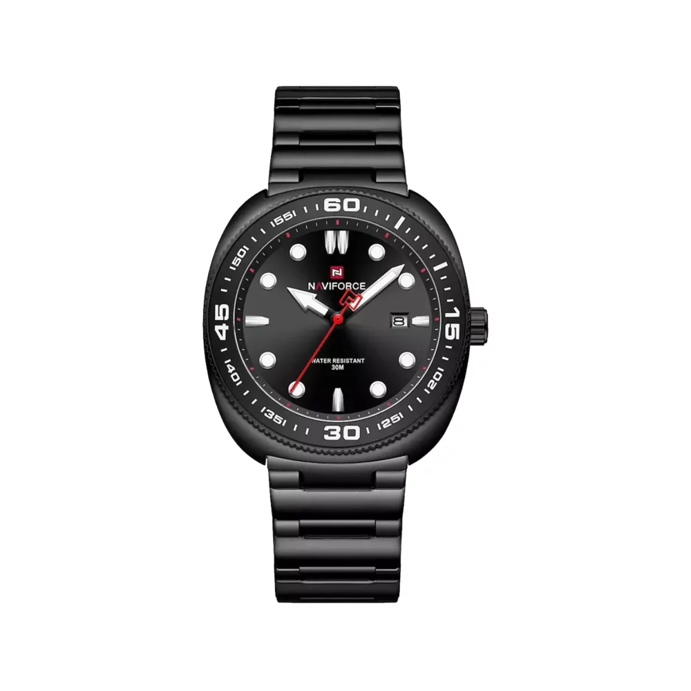 ساعت مچی مردانه نیوی فورس فلزی مشکی NF9250-B.B.B