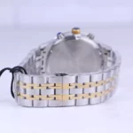 بند ساعت مچی سیکو مردانه فلزی نقره ای طلایی صفحه سبز G 7127/2