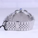 بند ساعت مچی سیکو مردانه فلزی نقره ای صفحه آبی G 7128/2