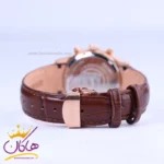 ساعت مچی سیکو زنانه بند چرم قاب رزگلد کرنوگراف L9233/12 - Image 3