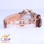 ساعت مچی سیکو زنانه بند چرم قاب رزگلد کرنوگراف L9233/12 - Image 2