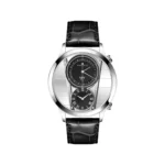 ساعت مچی ویمبرلی مردانه چرم مشکی قاب نقره ای WB-CL430G-H