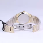 قفل ساعت مچی ویمبرلی زنانه فلزی طلایی صفحه سفید WB-CS437L-M