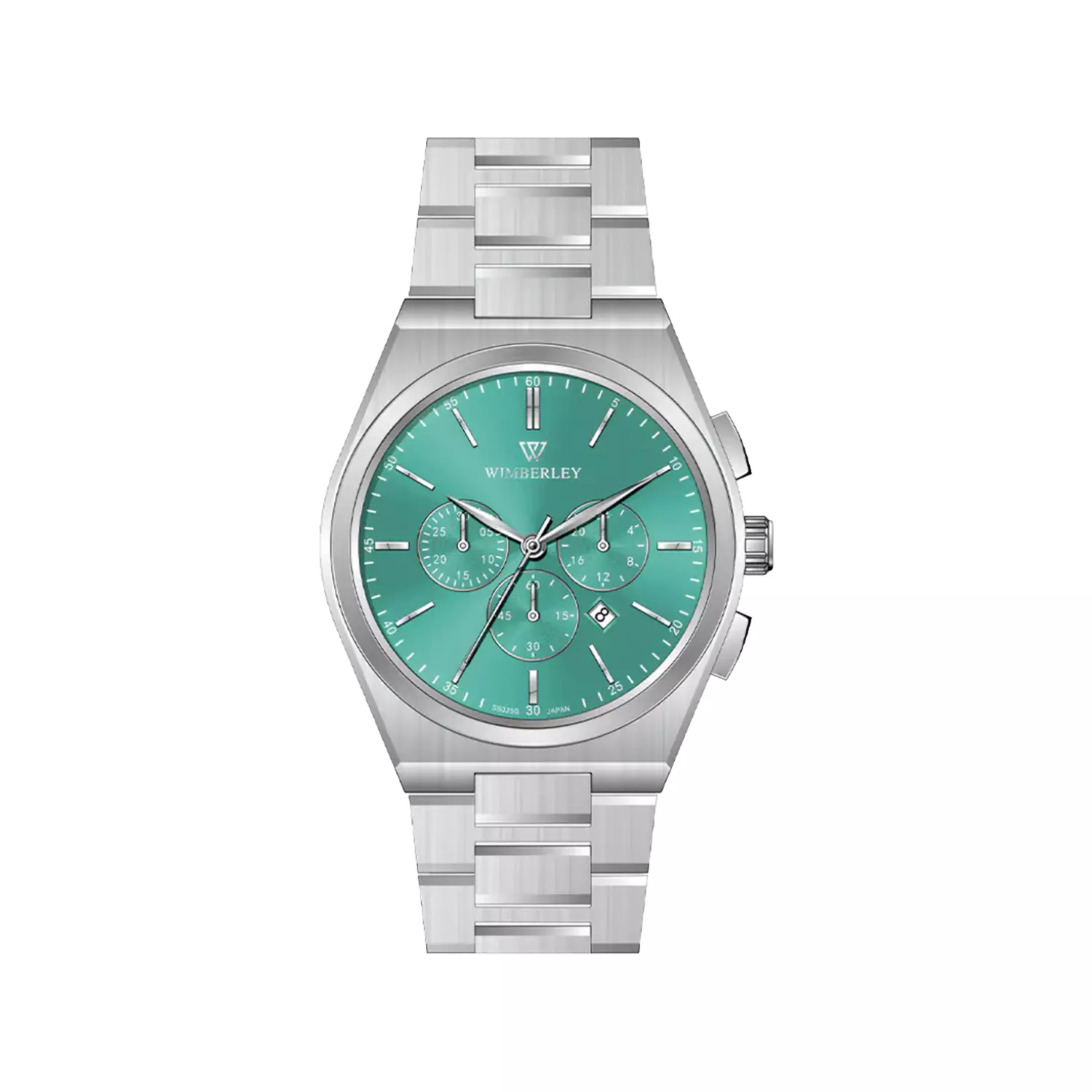 Wimberley Watch Code WB-SS325G-E(1) ساعت مچی مردانه ویمبرلی فلزی نقره ای صفحه تیفانی WB-SS325G-E
