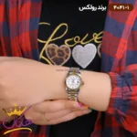 ساعت رولکس زنانه فلزی دیت جاست صفحه سفید 4041/1 - Image 6