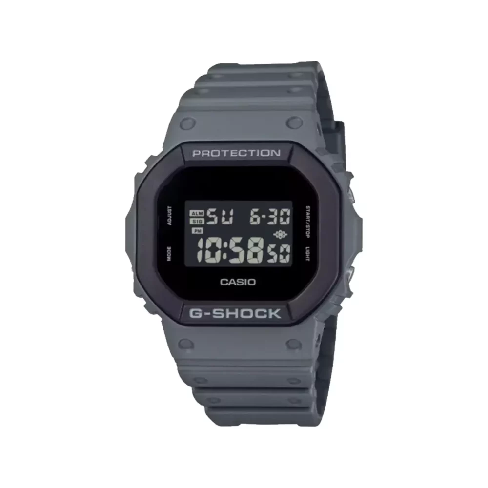 ساعت کاسیو جی شاک بند رابر مشکی دیجیتال DW-5610UU-8D
