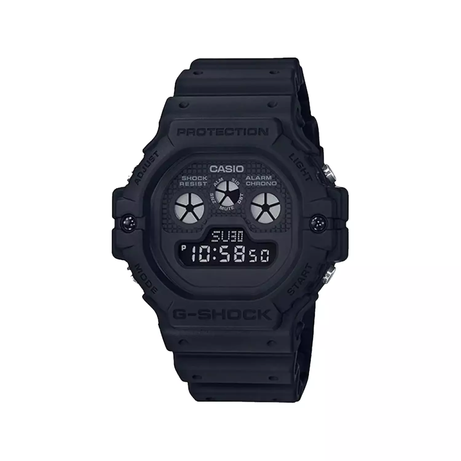 ساعت کاسیو جی شاک مردانه بند رابر مشکی دیجیتال DW-5900BB-1 1 ساعت کاسیو جی شاک مردانه بند رابر مشکی دیجیتال DW-5900BB-1