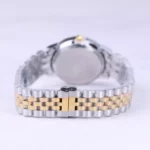 ساعت مچی سیتیزن زنانه فلزی نقره ای طلایی صفحه مشکی L 2364/10