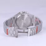 ساعت مچی پتک فیلیپ مردانه فلزی نقره ای صفحه قرمز M 8058/34
