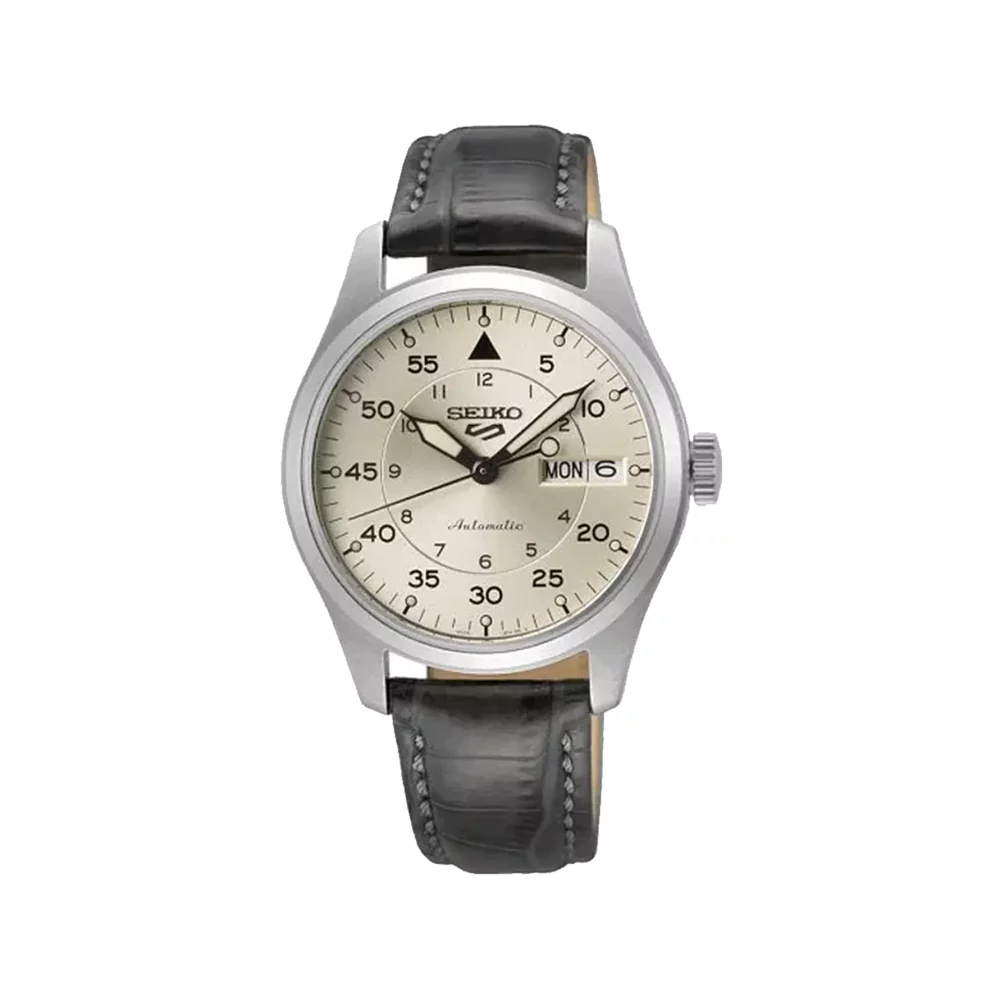 ساعت مچی مردانه سیکو بند چرم مشکی اتوماتیک SRPJ87K1