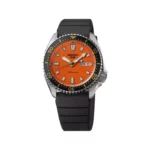ساعت مچی مردانه سیکو بند رابر صفحه نارنجی اتوماتیک SRPL89K1