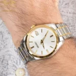 ساعت مچی مردانه سیکو فلزی نقره ای طلایی SUR312P1