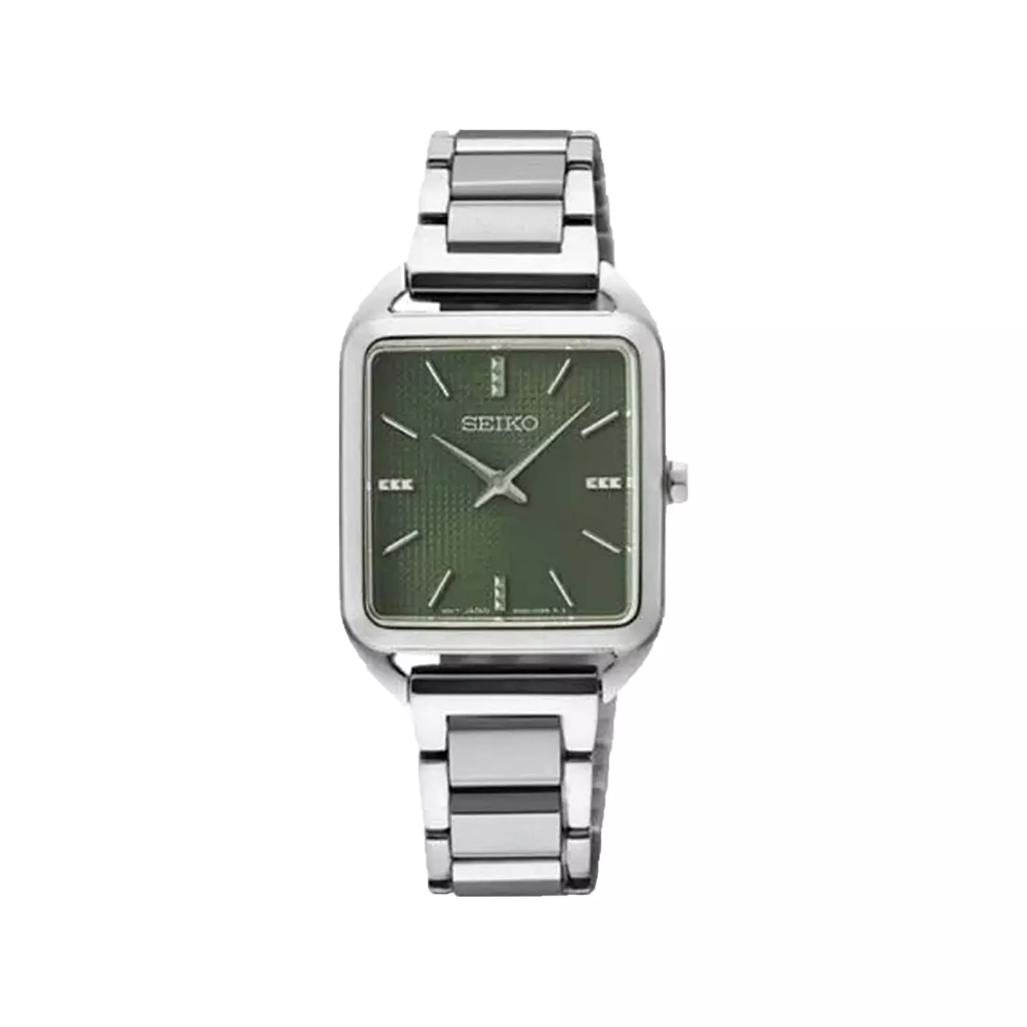 ساعت مچی زنانه سیکو فلزی صفحه سبز قاب مربع SWR075P1 ساعت مچی زنانه سیکو فلزی صفحه سبز قاب مربع SWR075P1