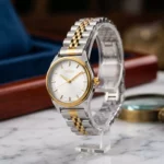 ساعت مچی عقربه ای اسپریت زنانه فلزی نقره ای طلایی L 4112/2
