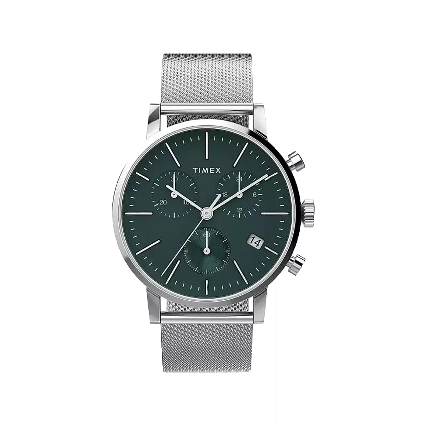 ساعت مچی مردانه تایمکس فلزی صفحه سبز TW2W43400 ساعت مچی مردانه تایمکس فلزی صفحه سبز TW2W43400