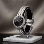 ساعت مچی تیسوت زنانه فلزی نقره ای صفحه مشکی L 31612/2