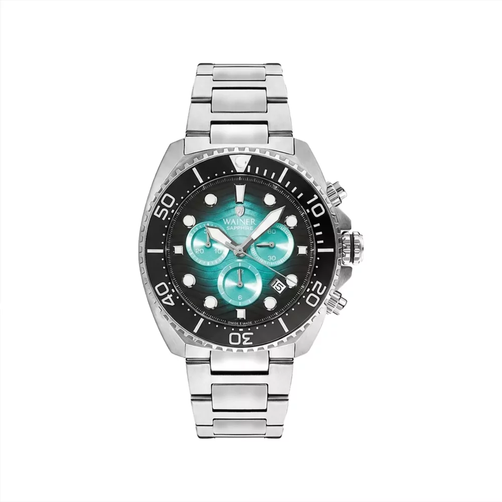 ساعت مچی واینر مردانه فلزی صفحه تیفانی کرنوگراف WA-10300-A