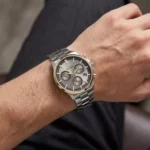 ساعت مچی واینر مردانه فلزی صفحه نسکافه ای کرنوگراف WA.16200-D