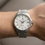 ساعت مچی واینر مردانه فلزی صفحه سفید اتوماتیک WA.25401-C