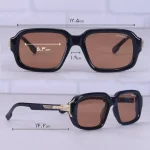 عینک آفتابی موسکات مشکی عدسی قهوه ای M 8509/3 - تصویر 2