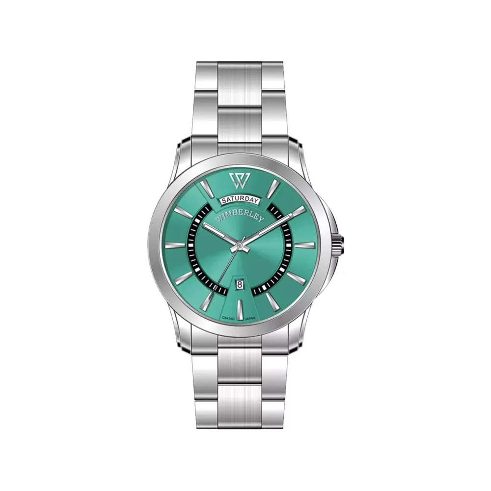 ساعت مچی ویمبرلی مردانه فلزی صفحه تیفانی WB-CS438G-G