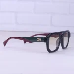 عینک آفتابی گوچی فریم زرشکی عدسی زرد 2486/2 - تصویر 4