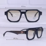 عینک آفتابی گوچی فریم مشکی عدسی زرد 2486/3 - تصویر 2